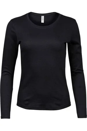 TeeJays Tee Jays Dames/dames Interlock T-Shirt met lange mouwen