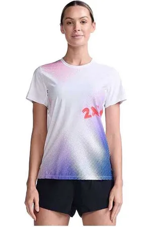 2XU Light Speed T-shirt Met Korte Mouwen Wit M Vrouw