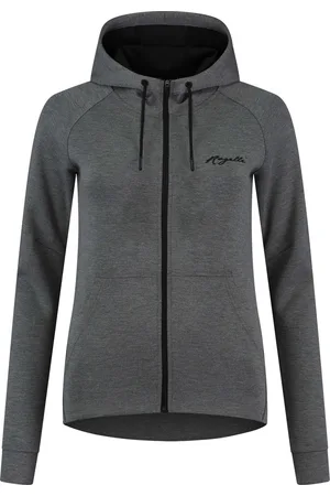 Rogelli Training II Hoodie Met Rits - Dames - Grijs - Maat XXL