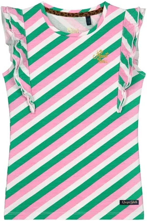 Quapi T-shirt Anita light pink diagonaal - maat 146/152