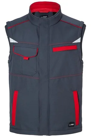 James & Nicholson James and Nicholson Uniseks werkkleding Softshell Vest Level 2