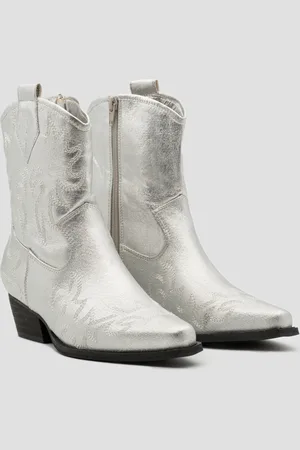 Buonarotti Dames Cowboylaarzen Kort - - Imitatieleer - Maat 37