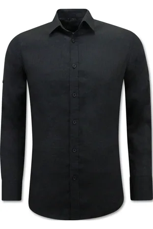 Enos Linnen Overhemd Heren - Regular Fit - Blanco