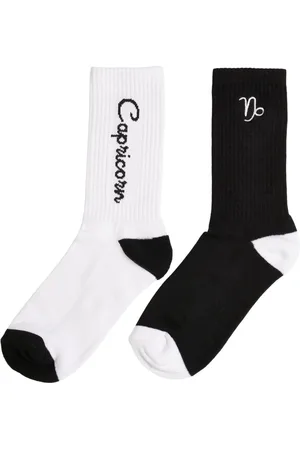 Mister Tee Zodiac 2-Pack capricorn Sokken - 43/46 - /Wit