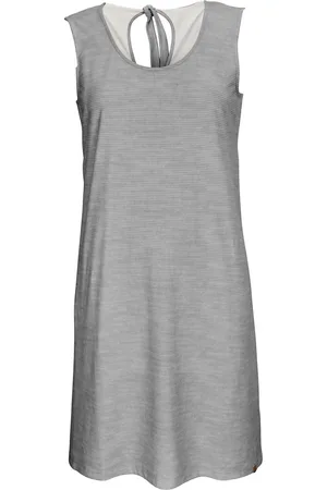 Killtec Dames jurk - jurk dames mouwloos - olijfgroen gemeleerd - 39429 - maat 42