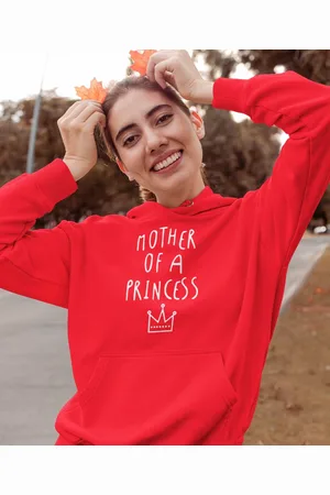 B and C Moederdag Hoodie Mother Of A Princess - Kleur | Maat 4XL | Moederdag Cadeautje Voor Mama