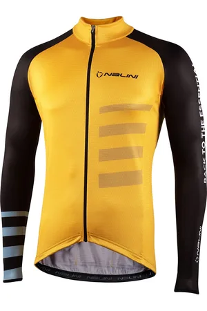 Nalini Heren - Fietsshirt - Lange Mouwen - Wielrenshirt - - LSSTRIPESJERSEY - M