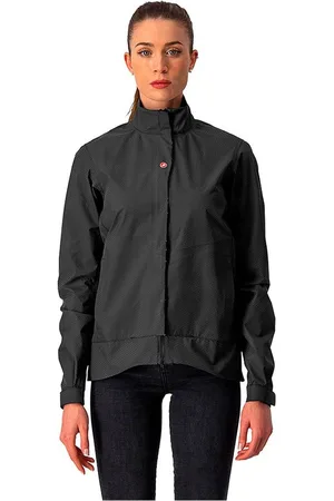 Castelli Casual regenjack Dames - COMMUTER W REFLEX JACKET LIGHT BLACK - M