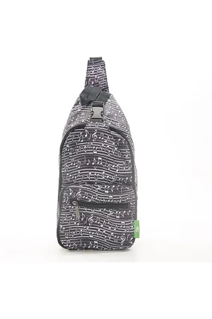 eco Crossbody Bag - I04BK - Black - Music