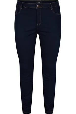 Zizzi JEANS LONG NILLE Dames Jeans - Maat 52/82 cm