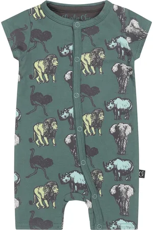 Charlie Choe Baby jongens pyjama korte mouwen Wild Animals
