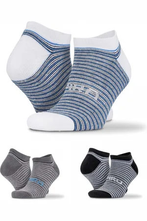 Spiro 3 pack Mixed Stripe Sneaker size L/XL