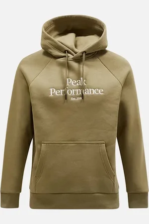 Peak Performance Original Hood Snap Green Dames - Maat XS