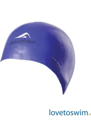 Aquafeel Siliconen Zwemcap Pro Konings Blauw