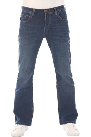 Lee Heren Jeans Broeken Denver bootcut Fit Blauw Volwassenen Denim Jeansbroek