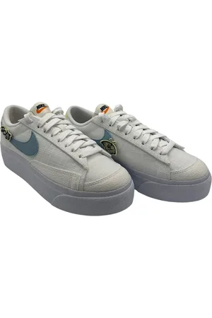 Nike W - blazer low Platform SE NN - Wit/Blauw - Maat 43