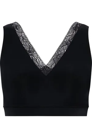 Chantelle Bralette kanten top met vulling - Soft Stretch - Dames naadloze Bh top - Brede bandjes - XXL