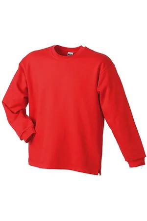 James & Nicholson James and Nicholson Unisex Open Hem Sweatshirt