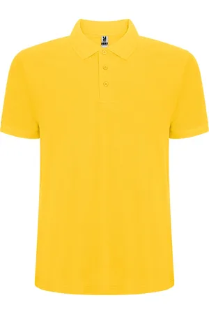 ROLY Gele heren unisex Polo korte mouwen Pegaso merk maat 3XL