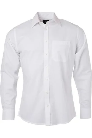 James & Nicholson James and Nicholson Heren Longsleeve Oxford Shirt