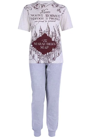Harry Potter De Huncwot Kaart Grijze pyjama voor heren