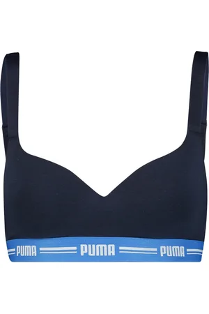 PUMA Padded Bralette - Bralette blue-L