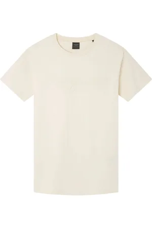 Hackett Hm500779 T-shirt Met Korte Mouwen Beige XL Man