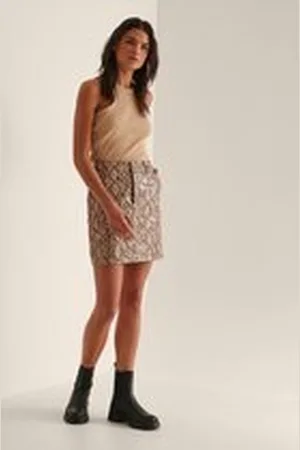 NA-KD Ribbed tank top Dames Tops - Maat Large