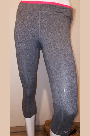 Merkloos Dames Fitness broek 3/4 roze Small