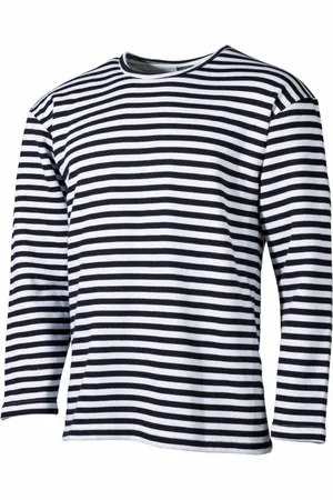 MFH Russisch shirt - winteruitvoering - wit met blauw - lange mouw - wintermodel - MAAT L - OVER-SIZED