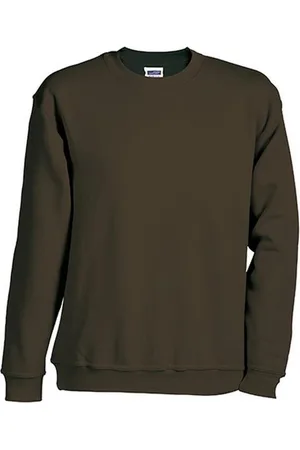 James & Nicholson James and Nicholson Unisex Round Heavy Sweatshirt