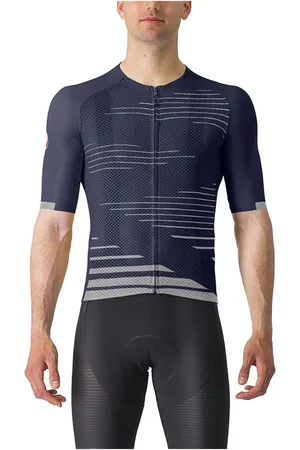 Castelli Climber??s 4.0 Korte Mouw Wielertrui Blauw XL Man