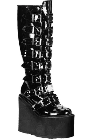 Demonia Cult - SWING-815 Plateau Laarzen - US 10 - 40 Shoes