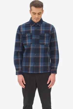 Nowadays Brushed Check Overshirt Heren Maat S