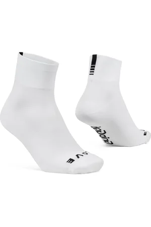GripGrab Lightweight SL Korte Performance Zomer Fietssokken 1 Paar Coolmax Wielersport Sokken Low Cut - Wit - Unisex - Maat L (44-47)