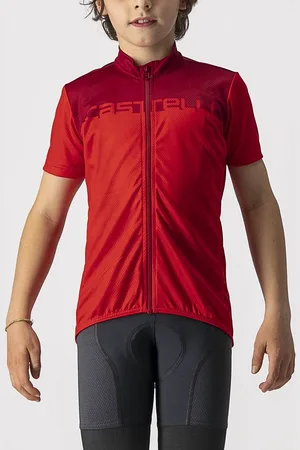 Castelli Fietsshirt Korte Mouwen Kids - NEO PROLOGO JERSEY RED PRO RED-12Y