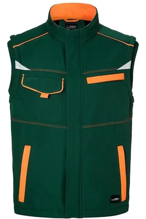James & Nicholson James and Nicholson Uniseks werkkleding Softshell Vest Level 2