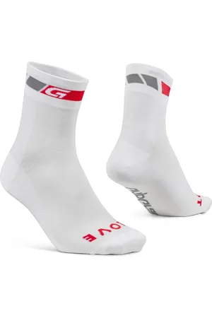GripGrab Classic Regular Cut Zomer Fietssokken 1 Paar Coolmax Wielersport Sokken - Wit - Unisex - Maat S (38-41)