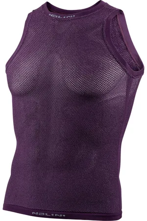 Nalini Unisex Ondershirt mouwloos - zweethemd Paars - LOMA plum 425