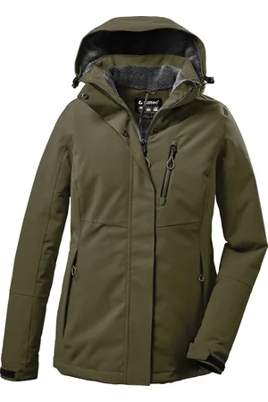 Killtec KOW 140 Women Jacket - Outdoorjas - Dames - Olijfgroen - Maat 36