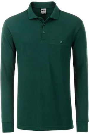 James & Nicholson James and Nicholson Heren Werkkleding Lange Mouwen Zak Polo