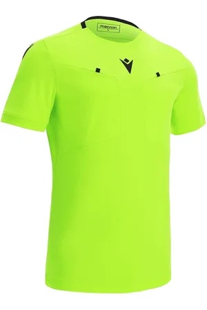 macron Frisk Scheidsrechtersshirt Korte Mouw Heren - Fluogeel | Maat: M