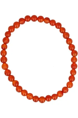 Ruben Robijn Carneool kralen kinderarmbandje 4 mm