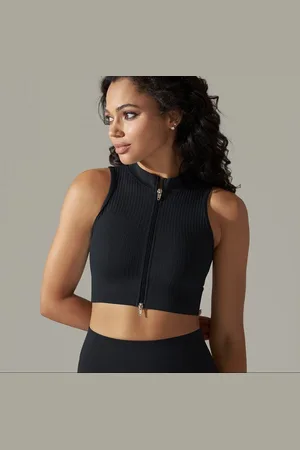 Merkloos COMFY ZIP SHORT SET - Maat S - - 2delig - Fitness set - Fitness kleding - Sportkleding - Sportkledingset - Sportset - Gymkleding - Gymset - Yogaset