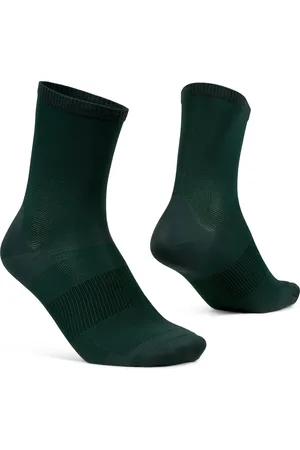 GripGrab Airflow Lightweight Zomer Fietssokken 1 Paar Ademende Coolmax Wielersport Sokken Regular Cut - Unisex - Groen - Maat S (38-41)