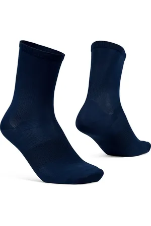 GripGrab Airflow Lightweight Zomer Fietssokken 1 Paar Ademende Coolmax Wielersport Sokken Regular Cut - Unisex - Navy Blauw - Maat M (41-44)