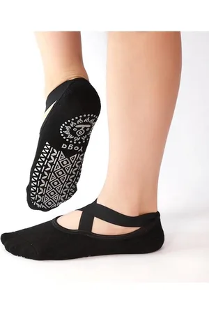 Merkloos Sportsokken - Geschikt voor Yoga & Pilates sokken met antislip - 