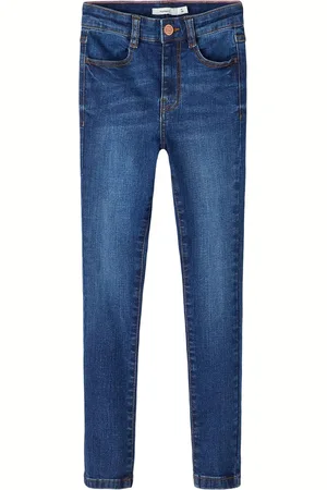 NAME IT Jeans Nkfpolly Hw Skinny Jeans 1180-st No 13211917 Dark Blue Denim Dames Maat - W134