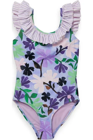 Scotch&Soda Flower Ruffle Badpak - Maat: 134-140