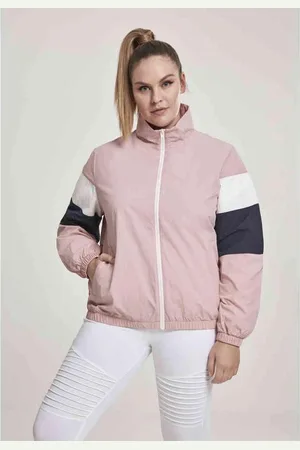 Urban classics 3-Tone Crinkle Trainings jacket - XS